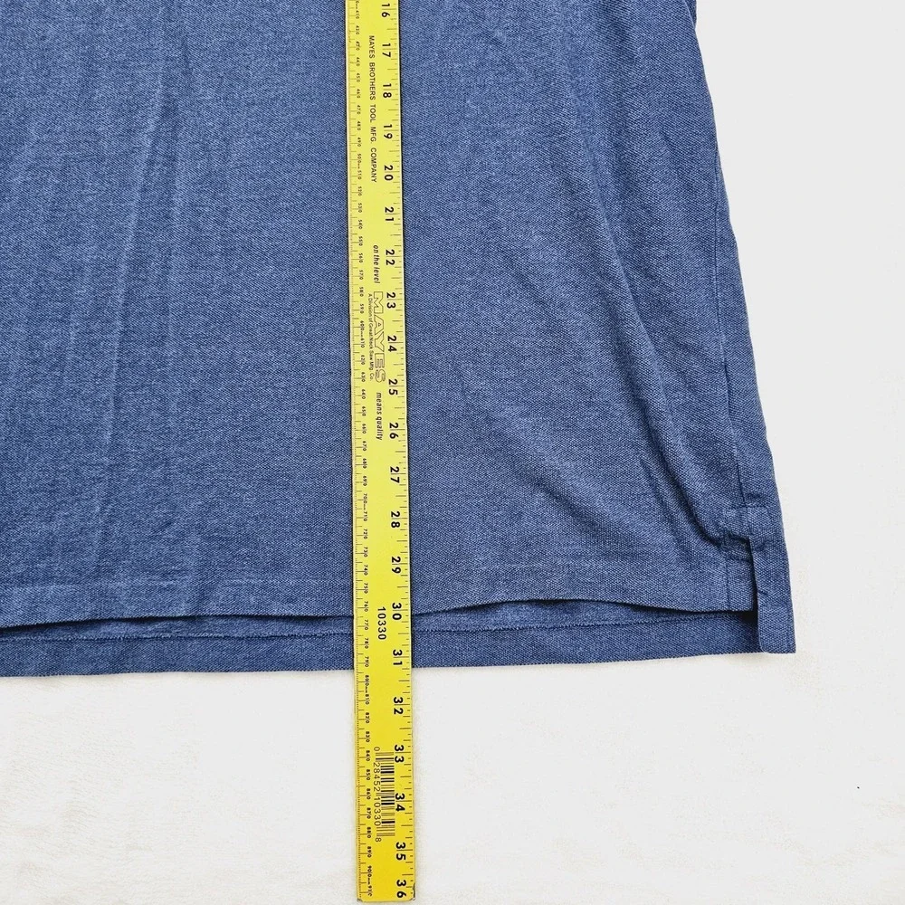 Polo Ralph Lauren Polo Shirt‎ Mens 3XB BIG Blue Short Sleeve Pony Casual Cotton